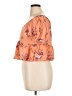 ABound Orange Short Sleeve Blouse Size XL - photo 5
