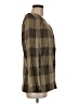Le Suit 100% Viscose Plaid Brown Blazer Size 8 - photo 4