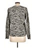 Kim Rogers Animal Print Silver Pullover Sweater Size L - photo 2