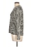 Kim Rogers Animal Print Silver Pullover Sweater Size L - photo 5