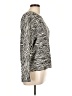 Kim Rogers Animal Print Silver Pullover Sweater Size L - photo 4