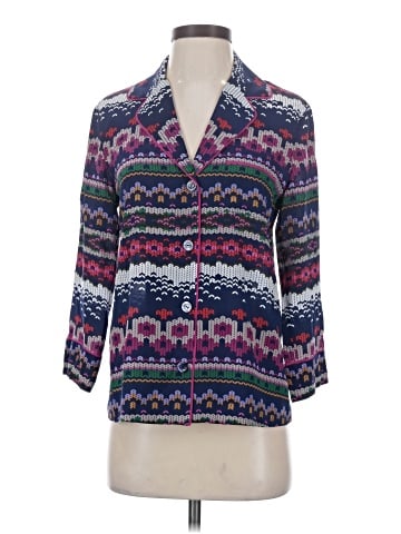 Trina Turk 3/4 Sleeve Silk Top (view 1)