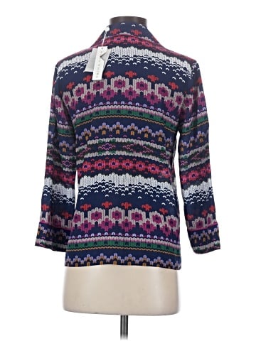 Trina Turk 3/4 Sleeve Silk Top (view 2)