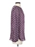 Massimo Dutti Purple 3/4 Sleeve Blouse Size 4 - photo 4