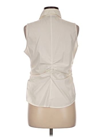 New York & Company Sleeveless Button-Down Shirt (view 2)