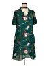 Worthington 100% Polyester Floral Teal Casual Dress Size 16 (tall) - photo 1