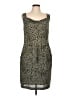 Jennifer Lopez Animal Print Gray Cocktail Dress Size L - photo 1