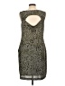 Jennifer Lopez Animal Print Gray Cocktail Dress Size L - photo 2