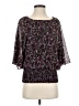 Elizabeth and James 100% Polyester Black 3/4 Sleeve Blouse Size XS - photo 1