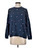 Mighty Fine Hearts Blue Pullover Sweater Size S - photo 1