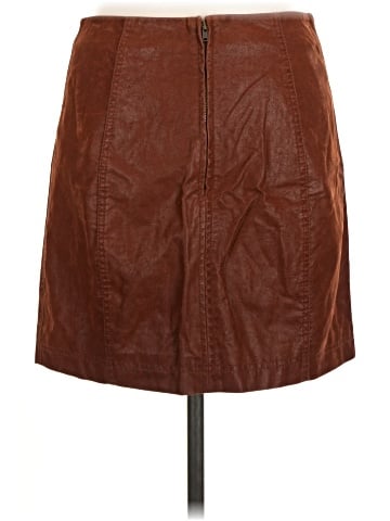 Free People Faux Leather Skirt (view 2)