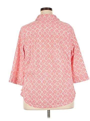 Coral Bay 3/4 Sleeve Button-Down Shirt (view 2)