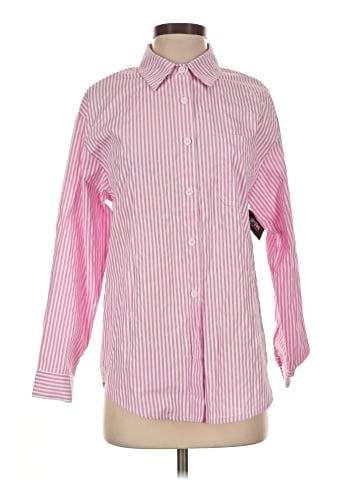 Miss Sparkling Long Sleeve Button-Down Shirt (view 1)