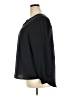 Lands' End 100% Polyester Black 3/4 Sleeve Blouse Size 18 - photo 5