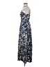 CAbi 100% Polyester Print Blue Casual Dress Size 2 - photo 5