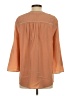 BCBGMAXAZRIA 100% Silk Orange 3/4 Sleeve Silk Top Size S - photo 2