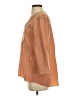 BCBGMAXAZRIA 100% Silk Orange 3/4 Sleeve Silk Top Size S - photo 5