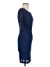 Bebe Solid Blue Cocktail Dress Size S - photo 4