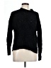 Weatherproof 100% Polyester Chevron-herringbone Black Turtleneck Sweater Size L - photo 1