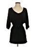 Deletta 100% Polyester Solid Black Casual Dress Size S - photo 1