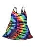 Unbranded Tie-dye Purple Swimsuit Top Size XL - photo 1