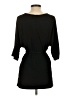 Deletta 100% Polyester Solid Black Casual Dress Size S - photo 2