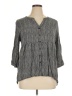 Ava Christine Gray 3/4 Sleeve Blouse Size 1X - photo 1
