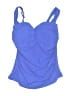 Profile by Gottex Solid Blue Swimsuit Top Size 34 E - photo 1