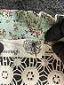 Everleigh 100% Rayon Floral Green Short Sleeve Blouse Size XS - photo 7