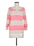 J.Crew 100% Cashmere Color Block Pink Cashmere Pullover Sweater Size M - photo 1