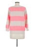 J.Crew 100% Cashmere Color Block Pink Cashmere Pullover Sweater Size M - photo 2