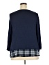 DressBarn Blue 3/4 Sleeve Top Size 2X - photo 2