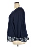 DressBarn Blue 3/4 Sleeve Top Size 2X - photo 5
