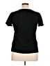 August Silk Black Short Sleeve T-Shirt Size 1X - photo 2