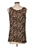Rhonda Shear Brown Sleeveless Top Size L - photo 2