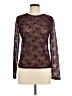 Express Burgundy Long Sleeve Top Size M - photo 1