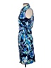 Donna Morgan Print Blue Cocktail Dress Size 4 - photo 5