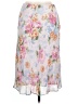 Lily 100% Polyester Floral Pink Casual Skirt Size L - photo 2