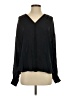 Vince. 100% Silk Black Long Sleeve Silk Top Size S - photo 1