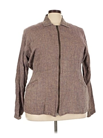Flax Long Sleeve Button-Down Shirt (view 1)