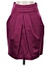 Love 21 Solid Burgundy Formal Skirt Size XS - photo 1