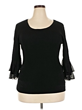 Lane Bryant 3/4 Sleeve Top