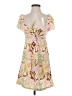 Roxy 100% Viscose Tropical Tan Cocktail Dress Size S - photo 1