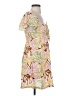 Roxy 100% Viscose Tropical Tan Cocktail Dress Size S - photo 4