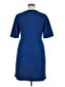 Donna Morgan Solid Blue Casual Dress Size 14 - photo 2