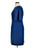 Donna Morgan Solid Blue Casual Dress Size 14 - photo 5