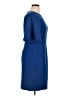 Donna Morgan Solid Blue Casual Dress Size 14 - photo 4