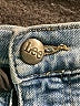 Lee Blue Denim Shorts Size 18 - photo 3