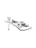 Touch Ups Metallic Silver Sandals Size 8 - photo 1