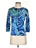 Talbots Paisley Blue Cardigan Size S (petite) - photo 1